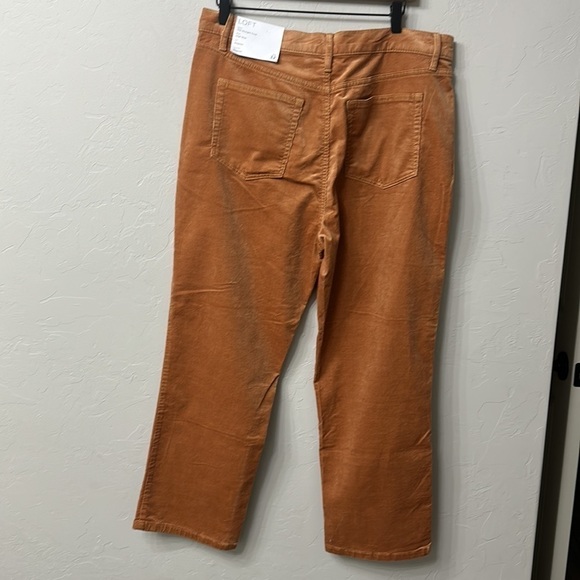 Loft the straight crop high rise pants size 32. NWT. - Picture 5 of 13